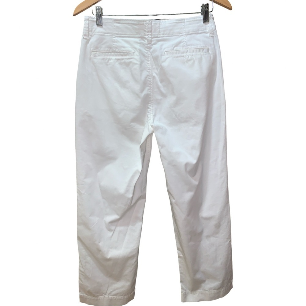 EVERLANE Lightweight Relaxed Chino Pants Womens 4 White Cotton Pockets Straight - Picture 2 of 6